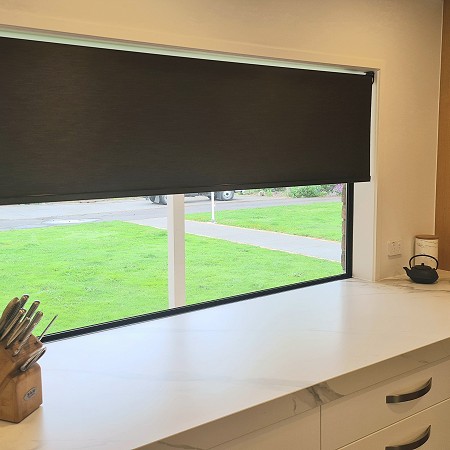 Block Out Roller Blind In Kitchen